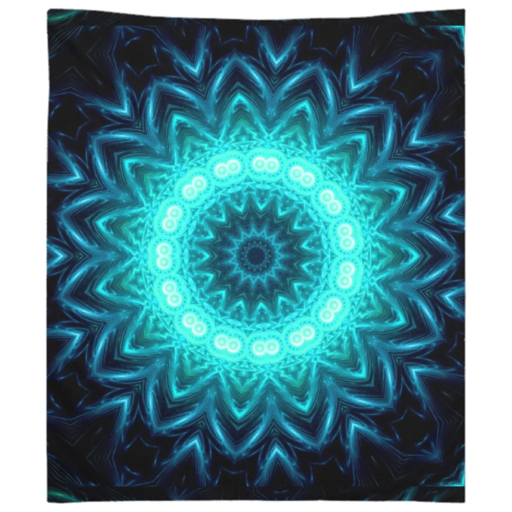Glowing Circles Tapestry