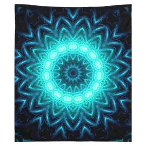 Glowing Circles Tapestry