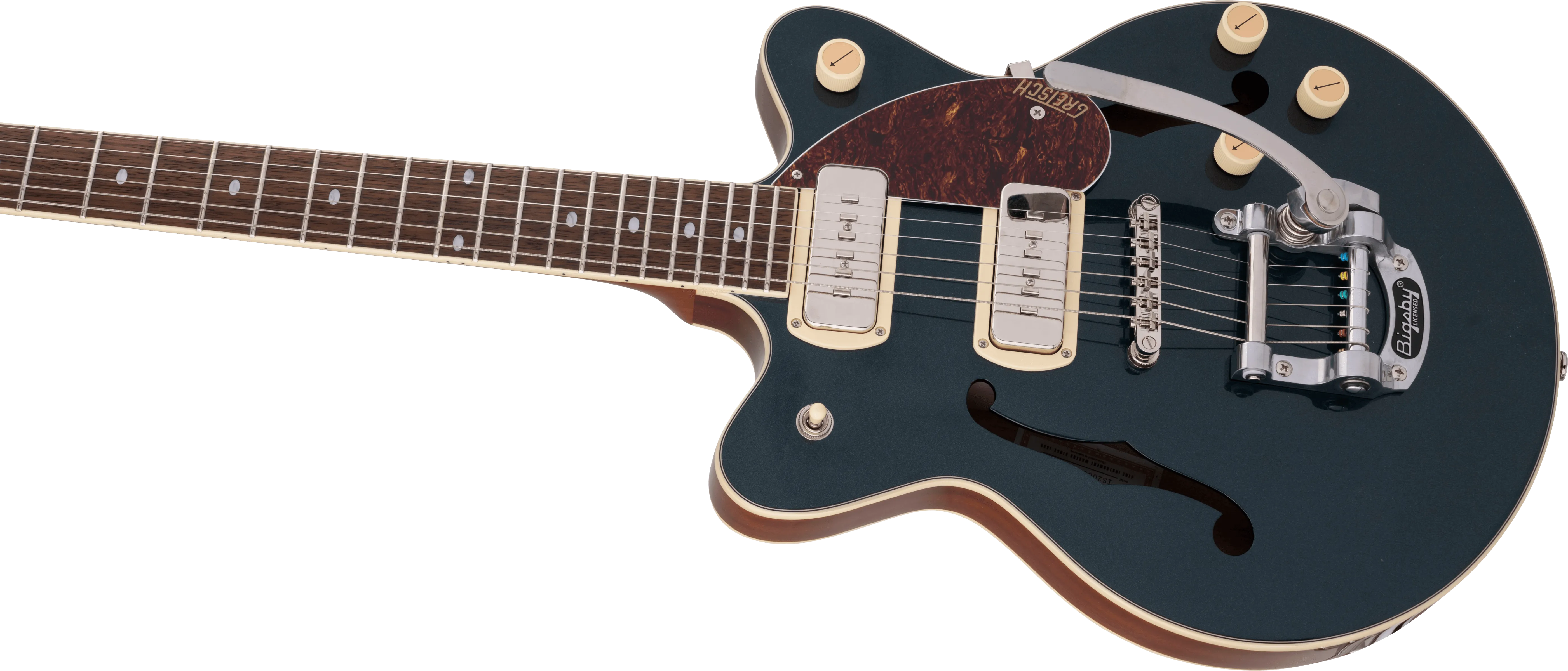 Gretsch G2655T Streamliner Center Block Double Cutaway Double-Cut P90 with Bigsby - Two Tone Midnight Sapphire