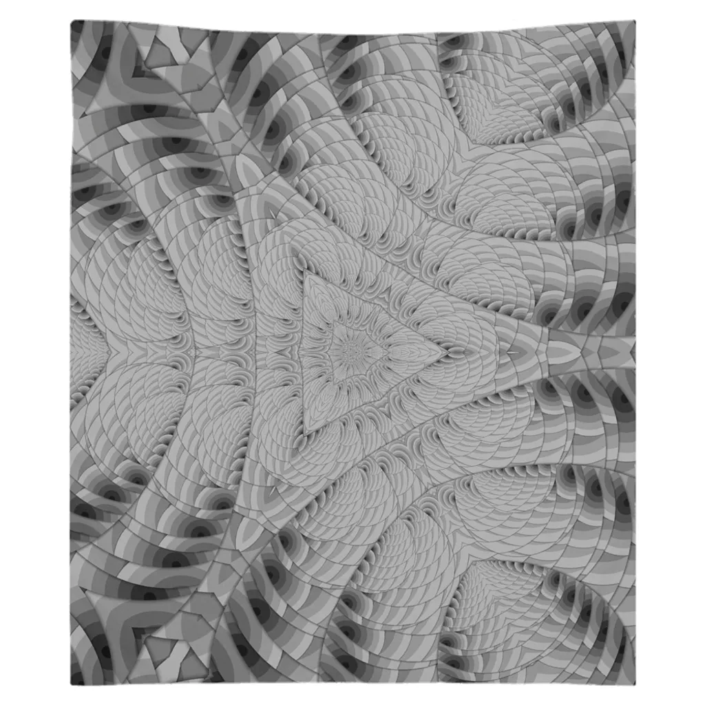 Grey Scale Triangle Tapestry