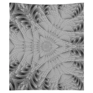 Grey Scale Triangle Tapestry