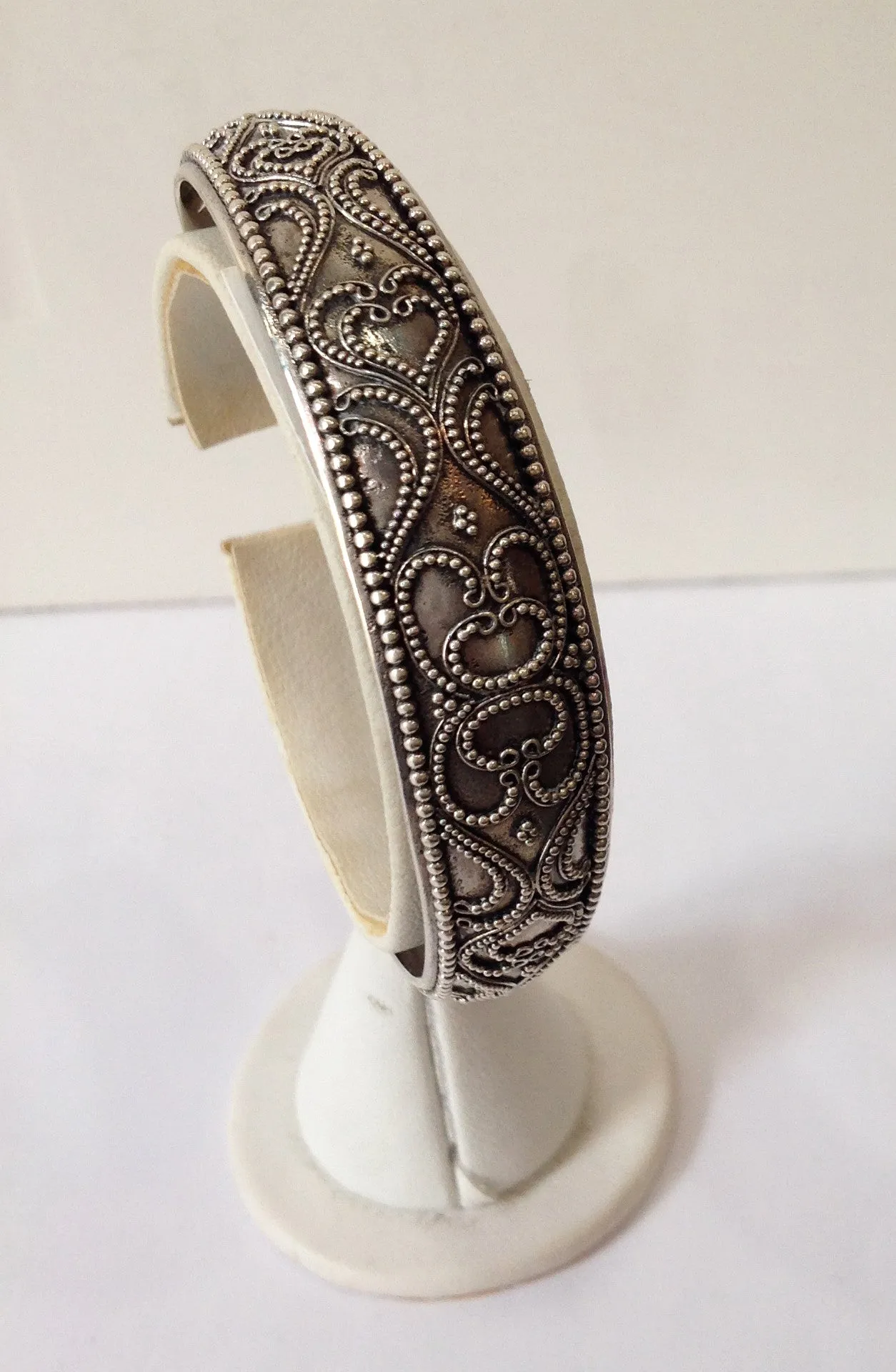 Handmade Balinese Sterling Silver Cuff Bracelet