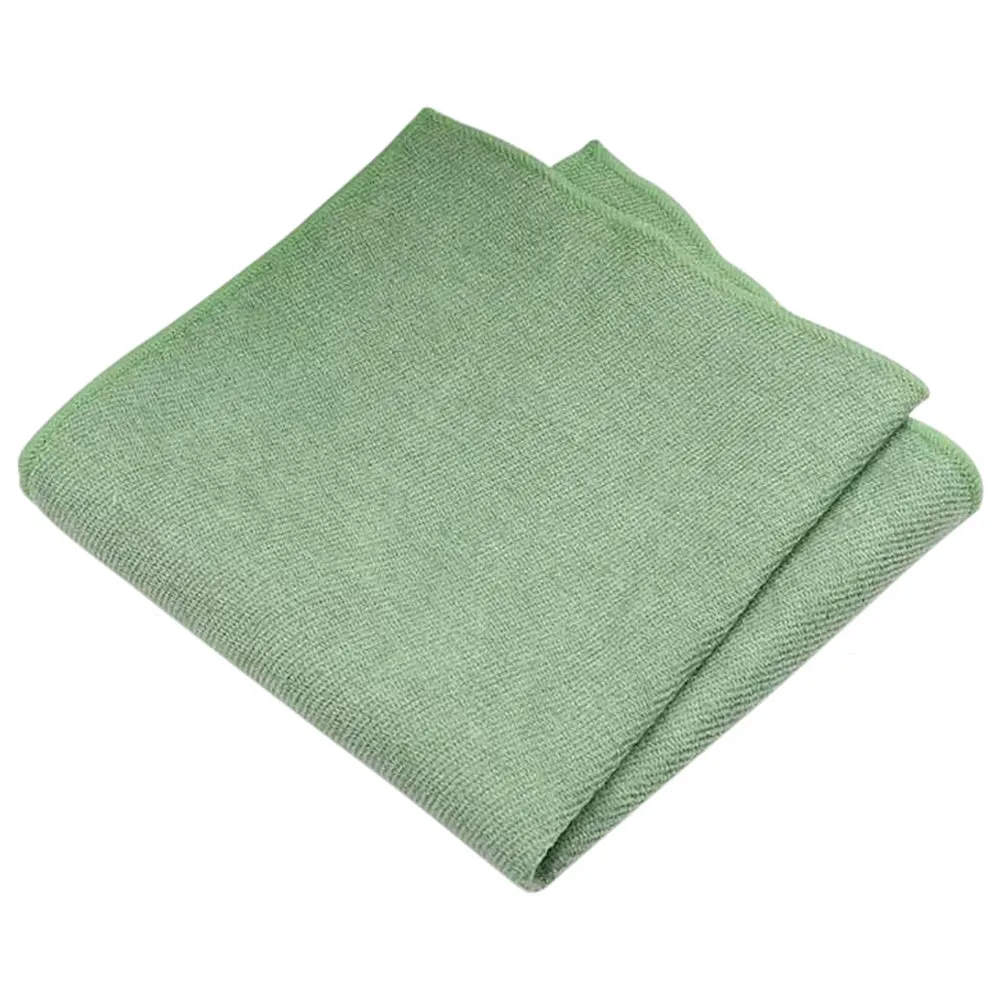 Harrison Sage Green Cotton Blend Tie, Pocket Square and Sock set