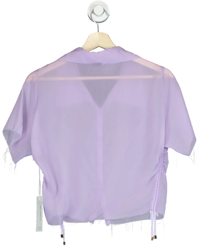 Heart of Sun Lavender Sheer Cover-Up Top One Size