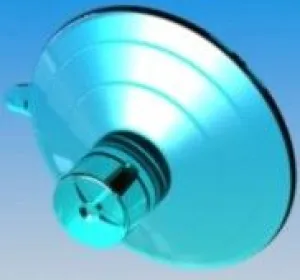 Heavy Duty Giant Suction Cups with Narrow Top Pilot Hole