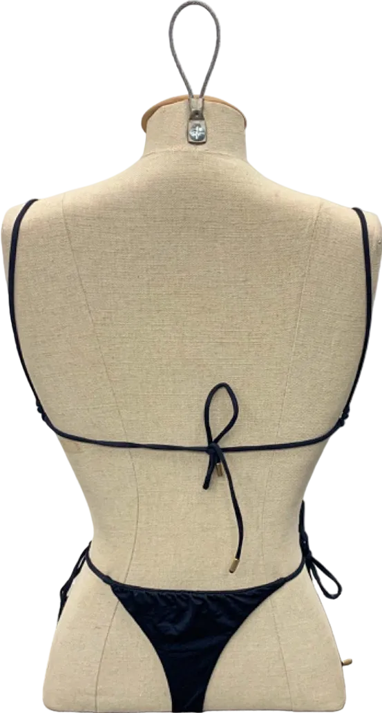 Indah Black Bikini Set UK S