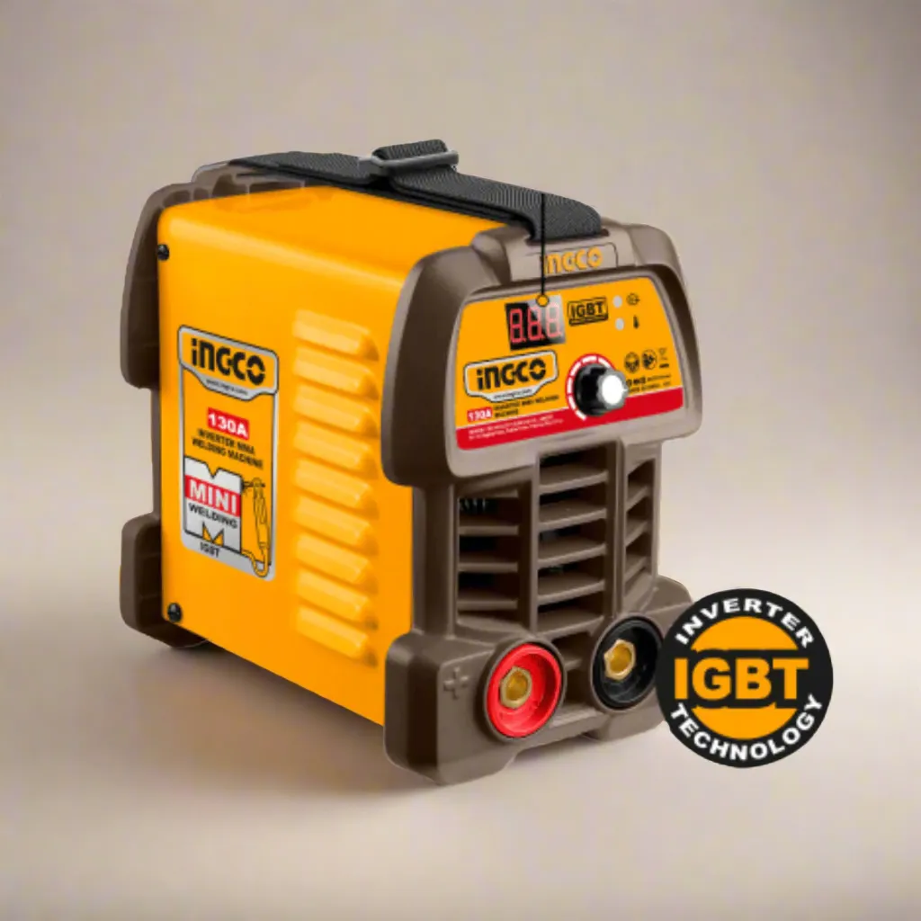 Ingco IGBT Inverter MMA Welding Machine 130A with 30% Duty Cycle - ING-MMA13049