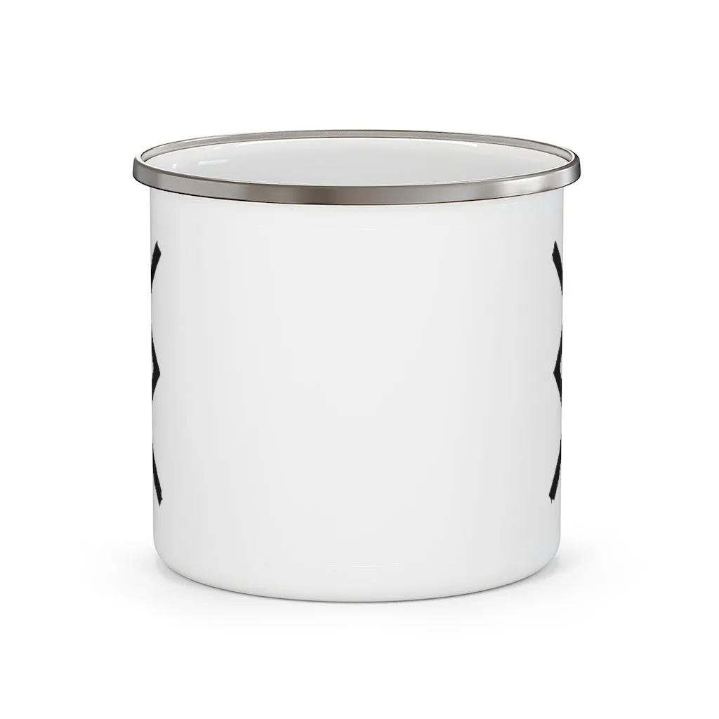 Ingwaz (Fertility) Viking Rune Enamel Camping Mug
