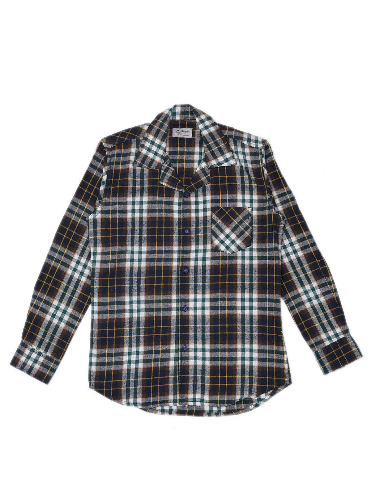 Jackhammer Liam Plaid Shirt Brown