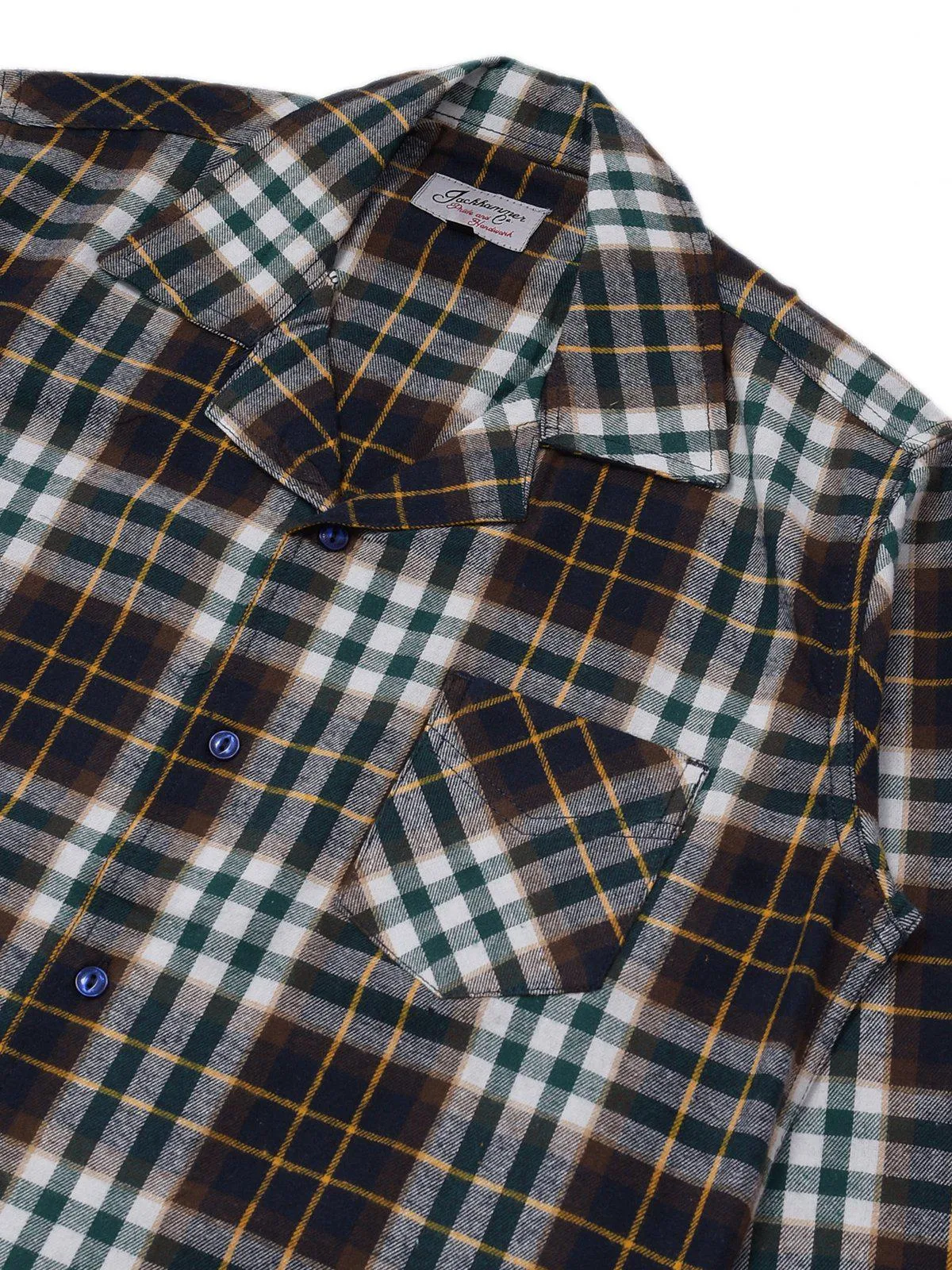 Jackhammer Liam Plaid Shirt Brown