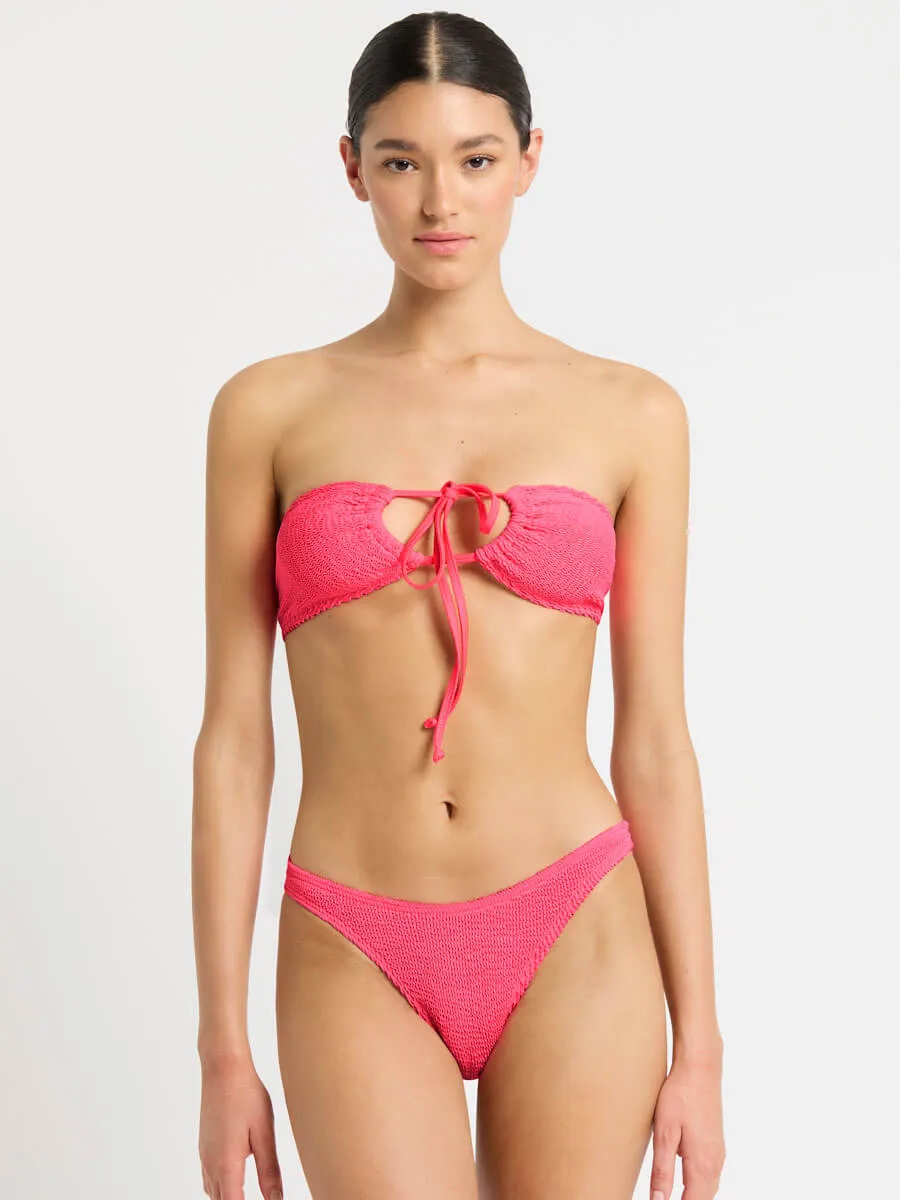 Jean Triangle in Neon Azalea