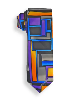 Jerry Garcia Curves & Lines Mens Tie