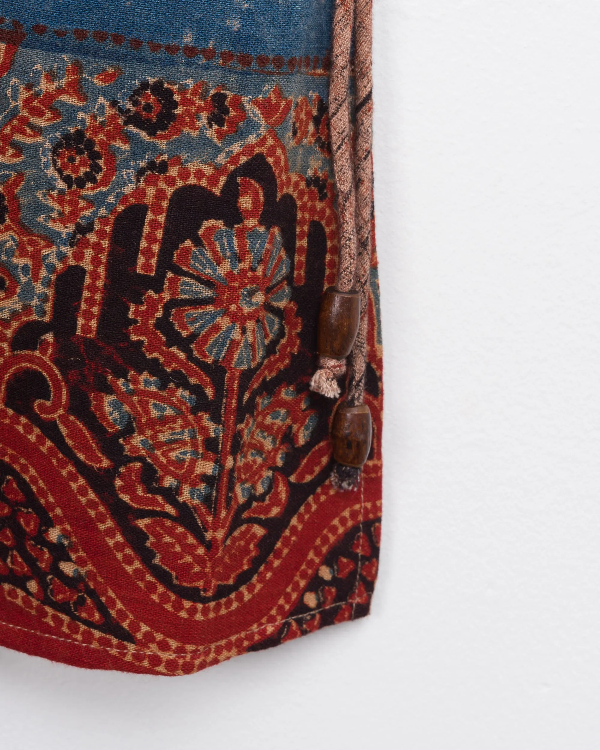 Kavya Skirt in Pomegranate Brushed Border