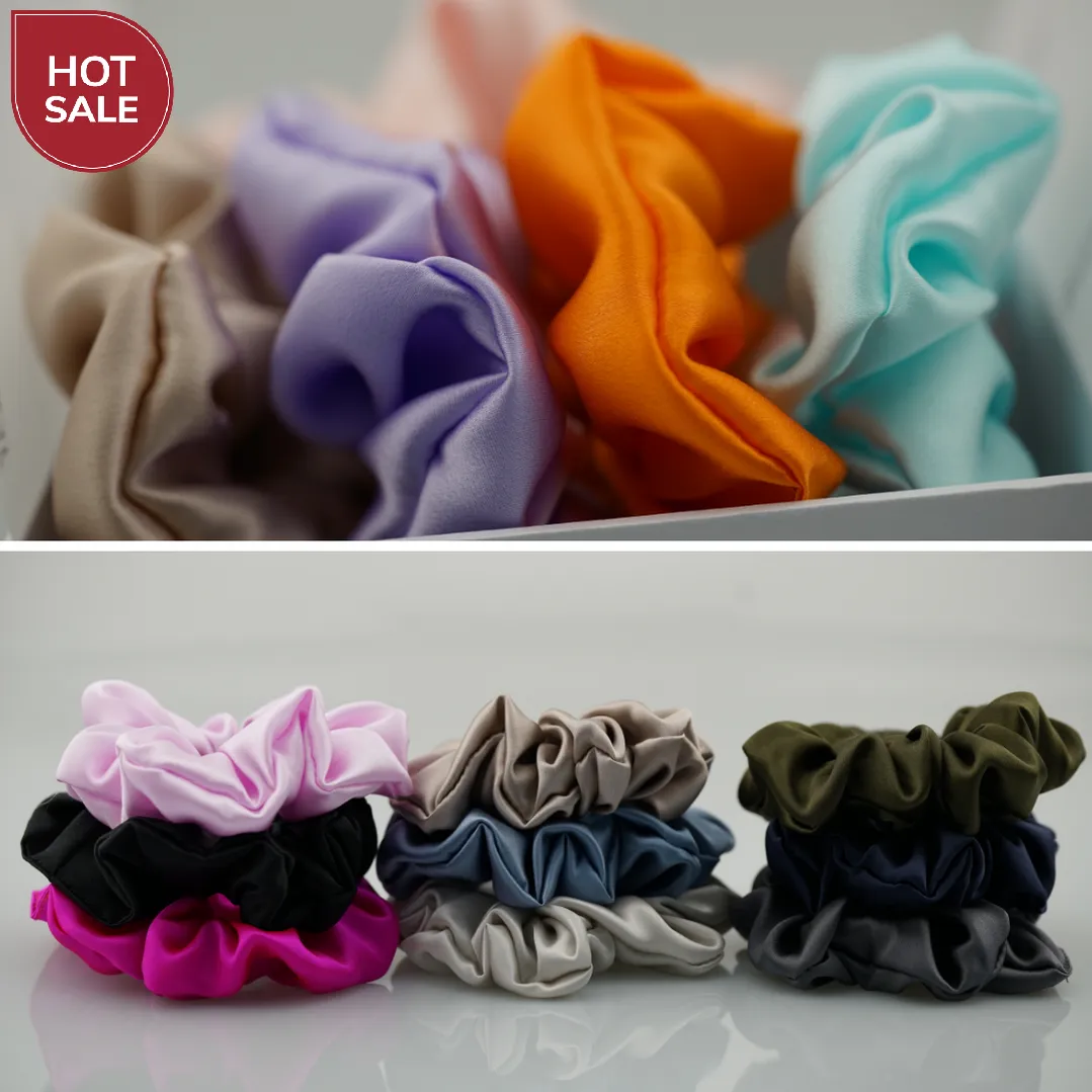 Large Silk Scrunchie Custom Wholesale