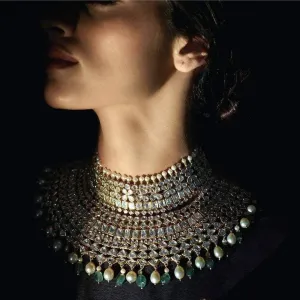 Latest Heavy Silver Kundan Set #J4197