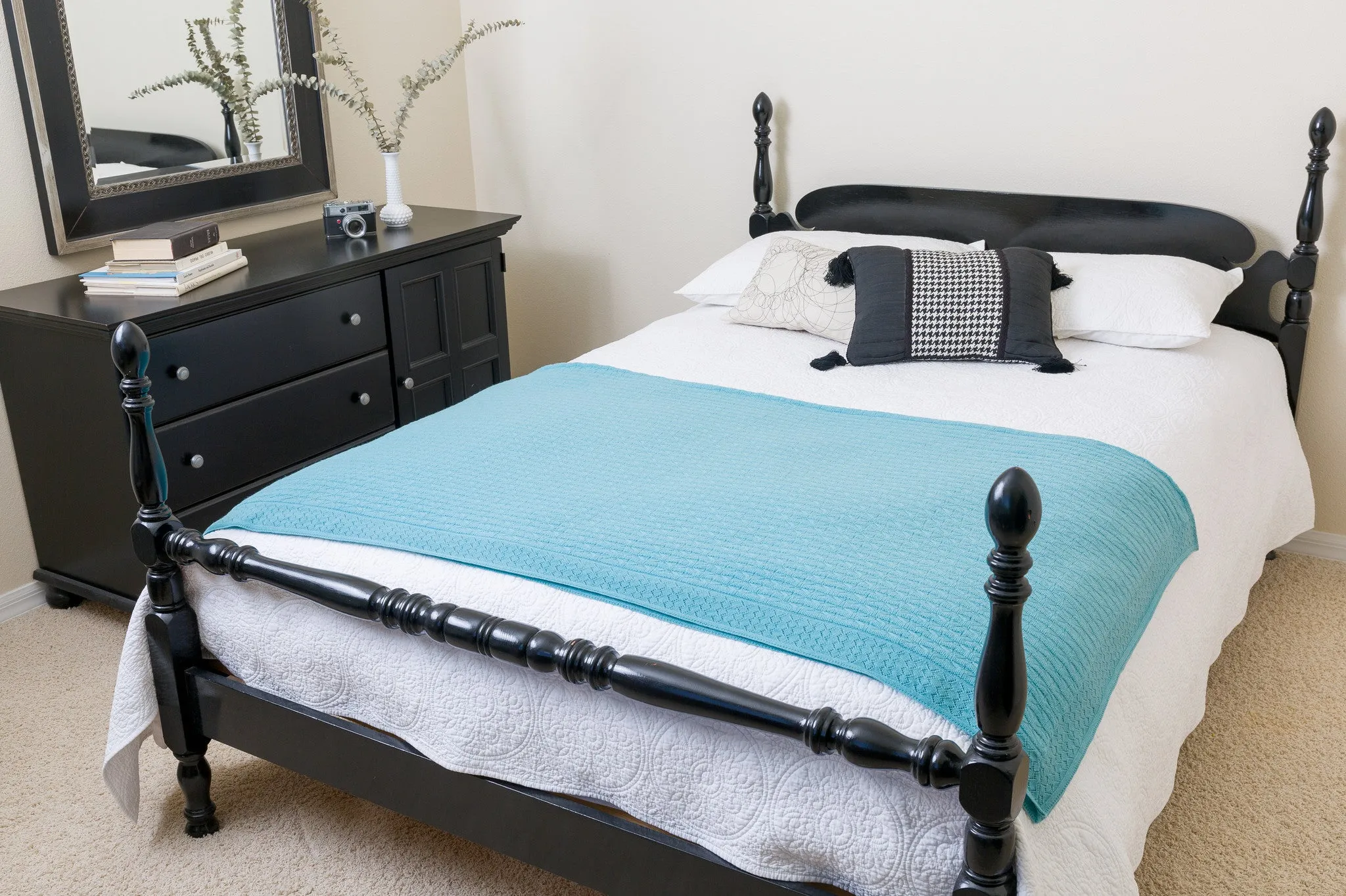 Lattice Cashmere Blanket