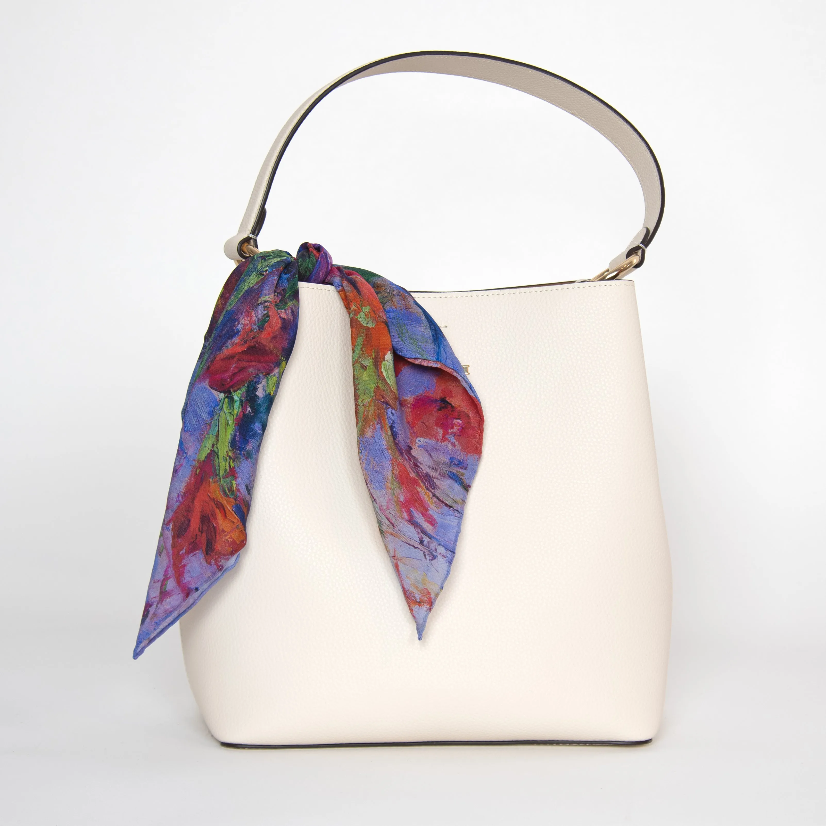 Lavender Dream, 16.5-inch Square Italian Silk Scarf