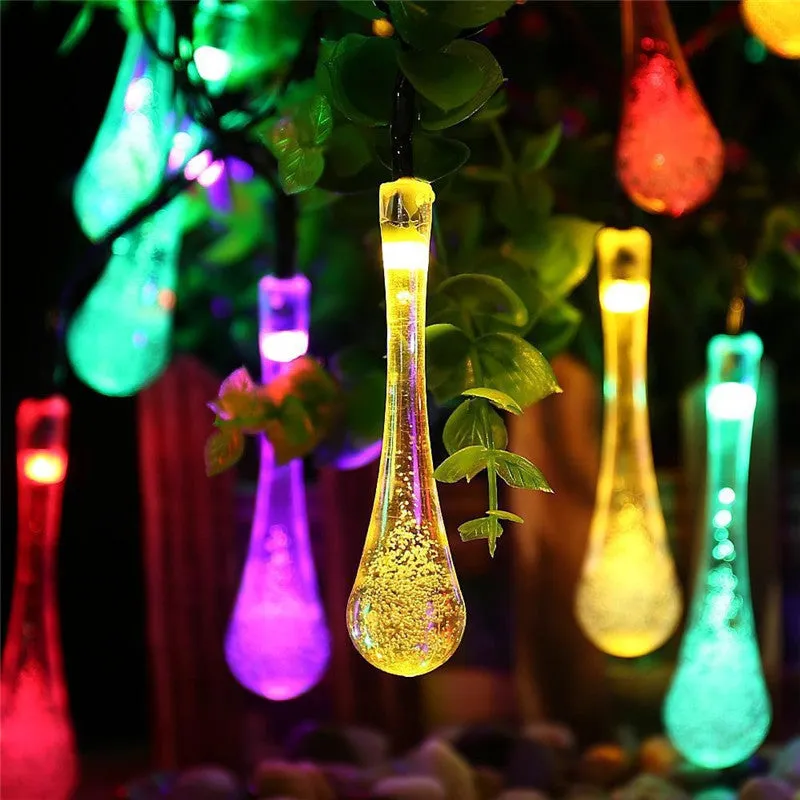 LED Outdoor Solar Water Drops