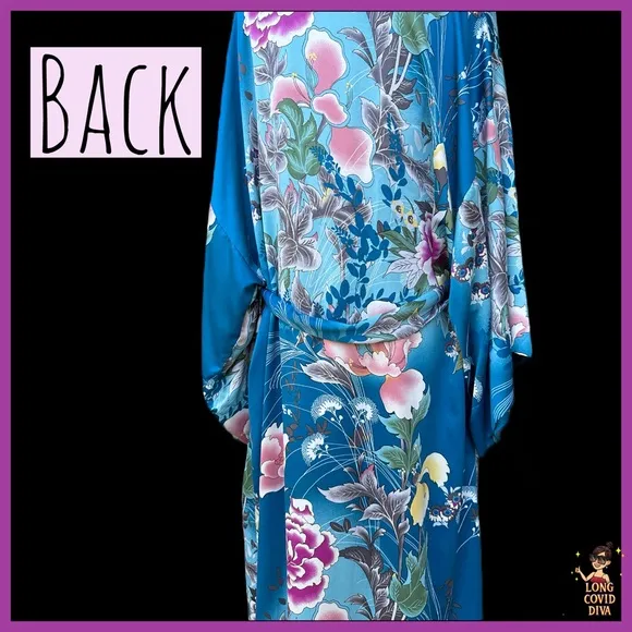 🌺LIKE NEW/Natori/Full-Legth, 100% Satin, Luxury Robe, w/ Belt/XL