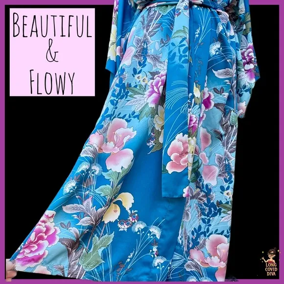 🌺LIKE NEW/Natori/Full-Legth, 100% Satin, Luxury Robe, w/ Belt/XL