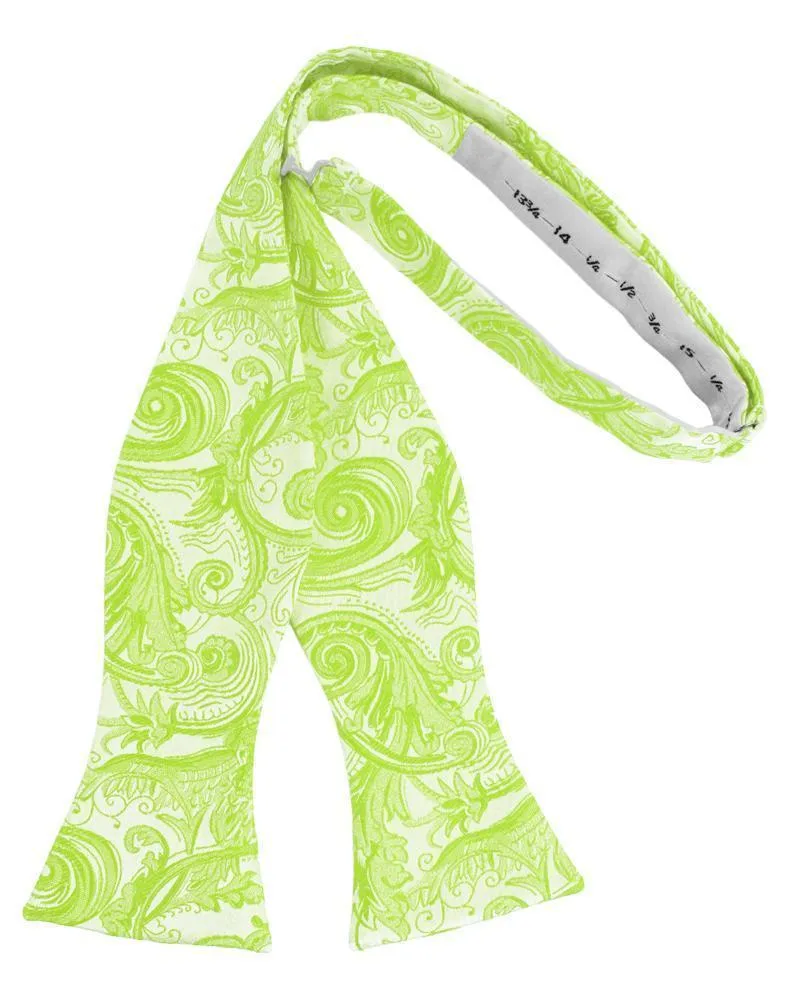 Lime Tapestry Bow Tie