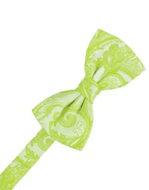 Lime Tapestry Bow Tie