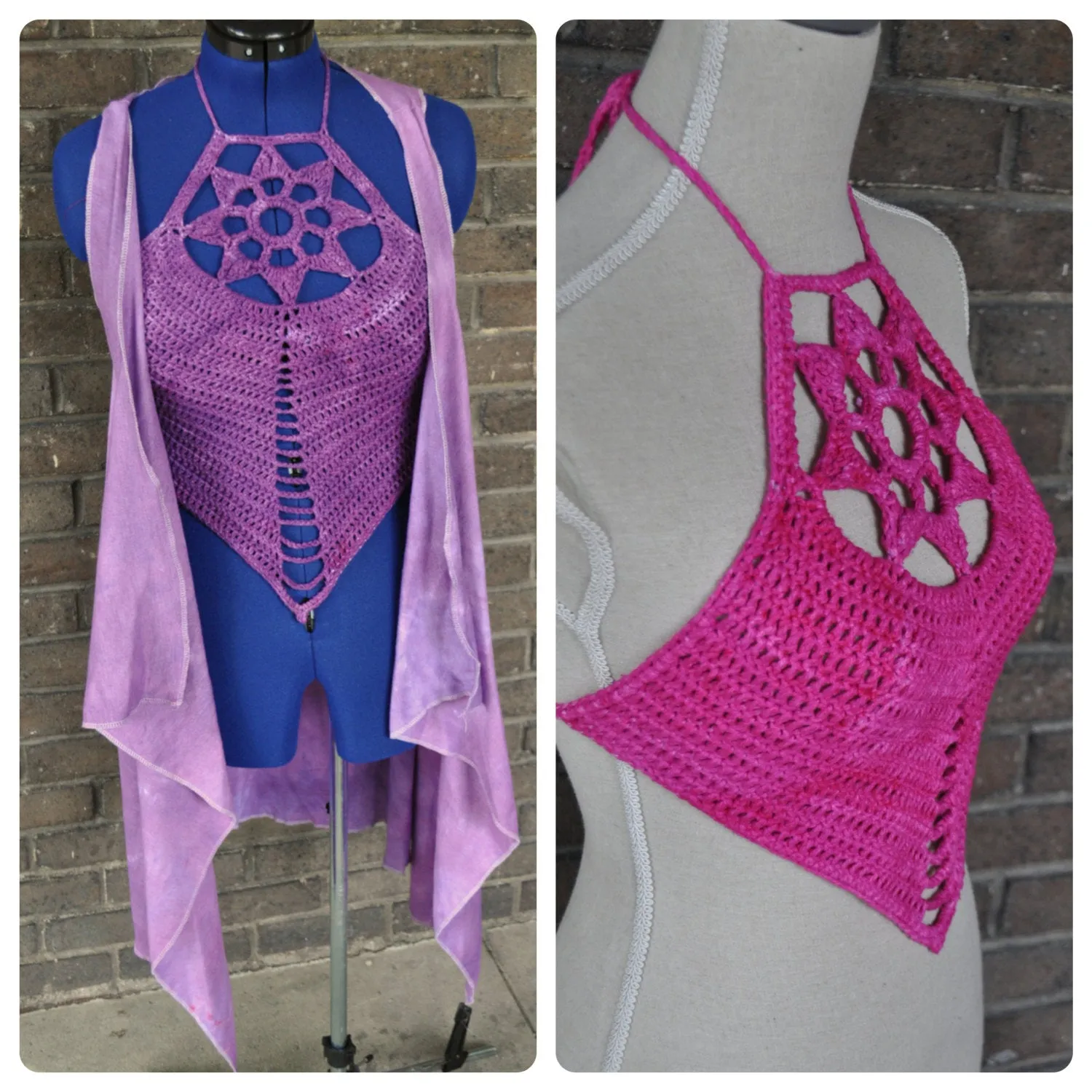 Lotus Crop Top - Crochet Pattern