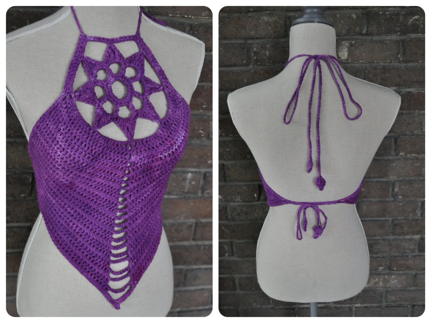 Lotus Crop Top - Crochet Pattern