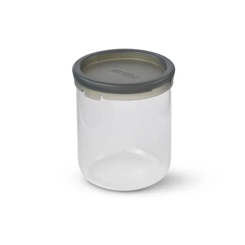 Lunch pot Glass Black Blum 450 ml Mandel GR-LB-S014