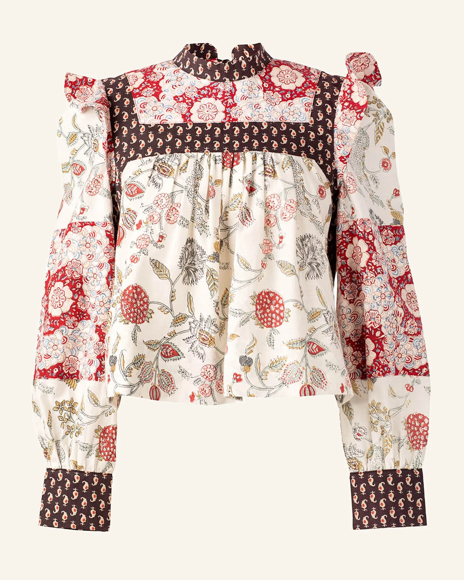 Madeline Patchwork Top
