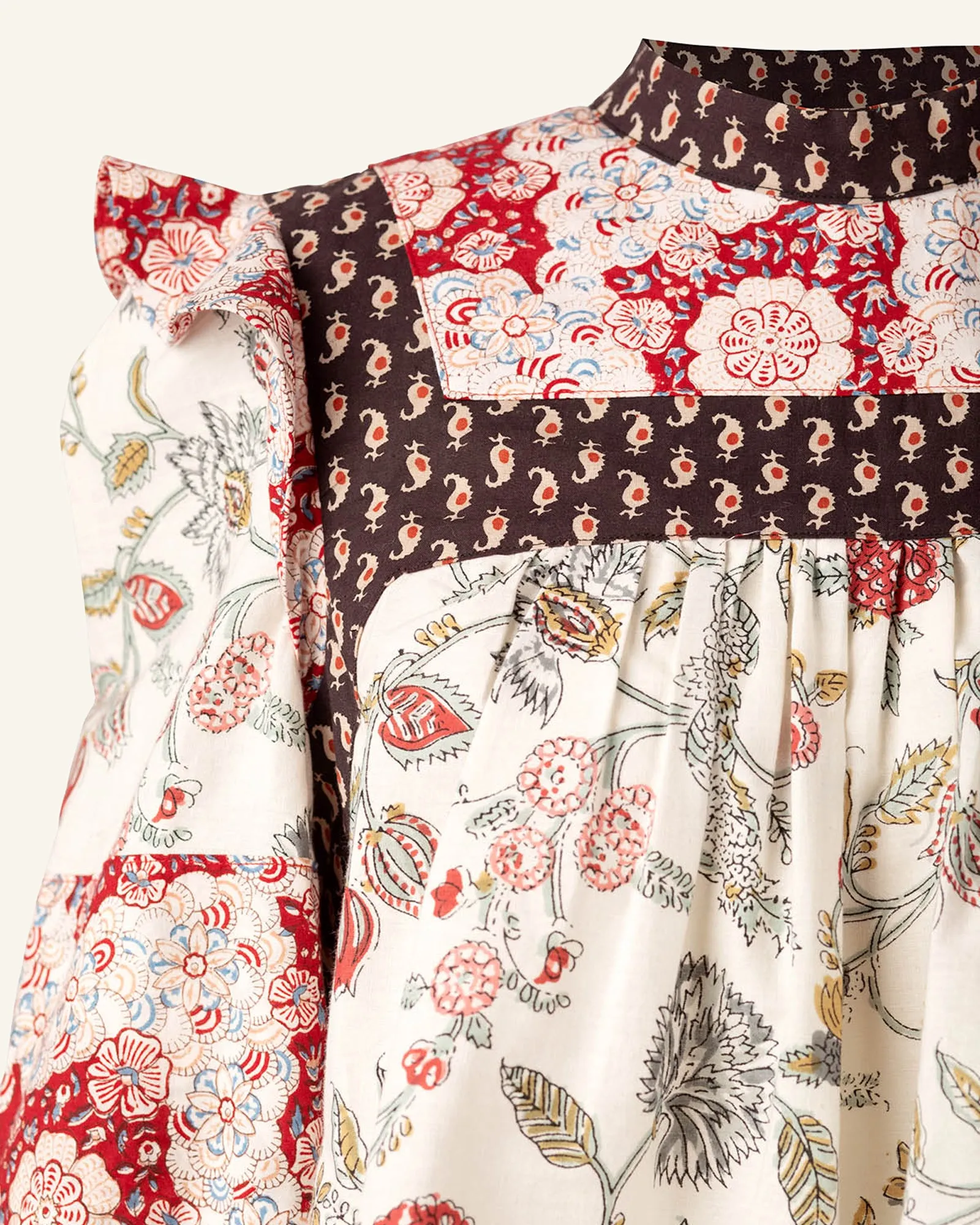 Madeline Patchwork Top