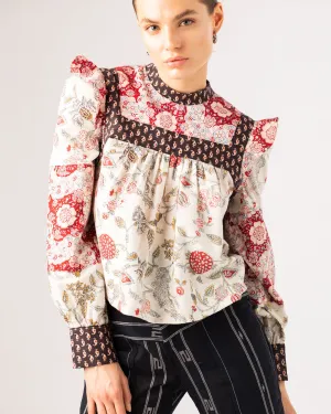 Madeline Patchwork Top