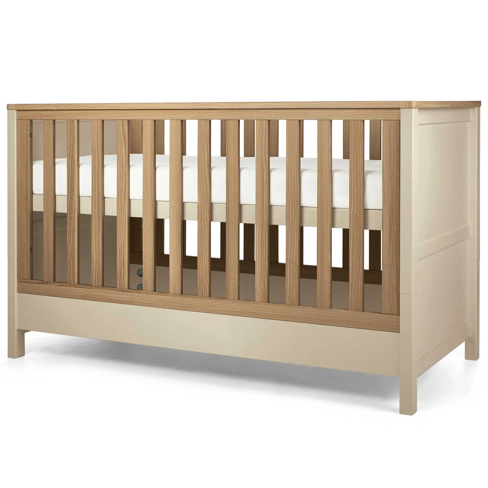Mamas & Papas Harwell 2 Piece Cotbed & Dresser Roomset - Cashmere