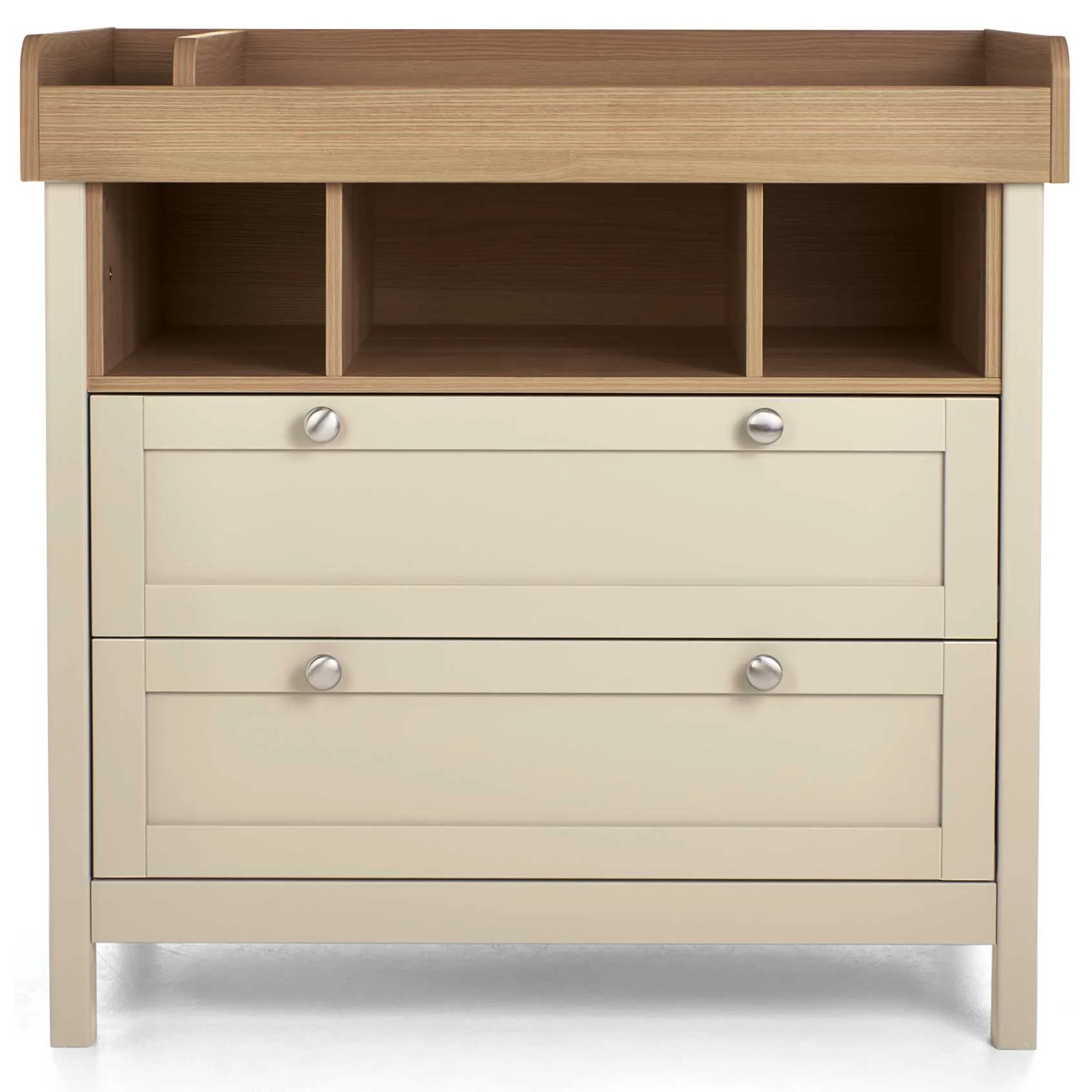 Mamas & Papas Harwell 2 Piece Cotbed & Dresser Roomset - Cashmere