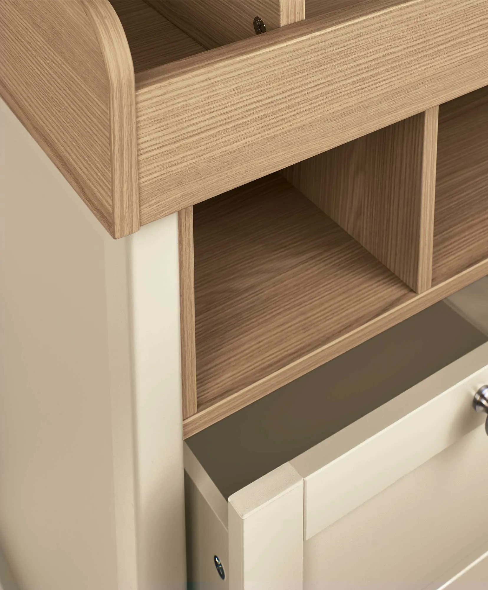 Mamas & Papas Harwell 2 Piece Cotbed & Dresser Roomset - Cashmere