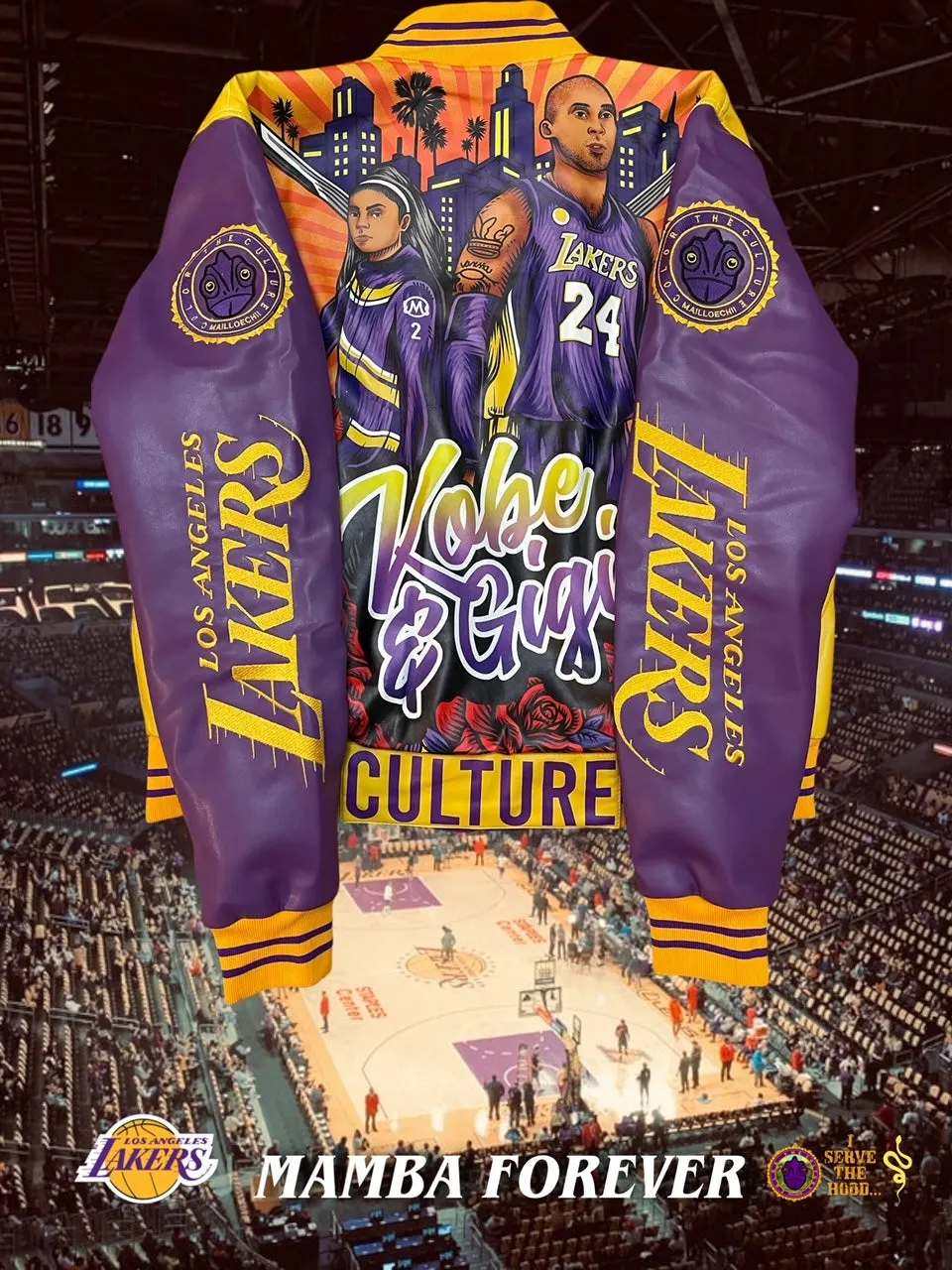 Mamba Forever Varsity Jacket