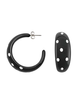 Mari Carmen Black Earrings