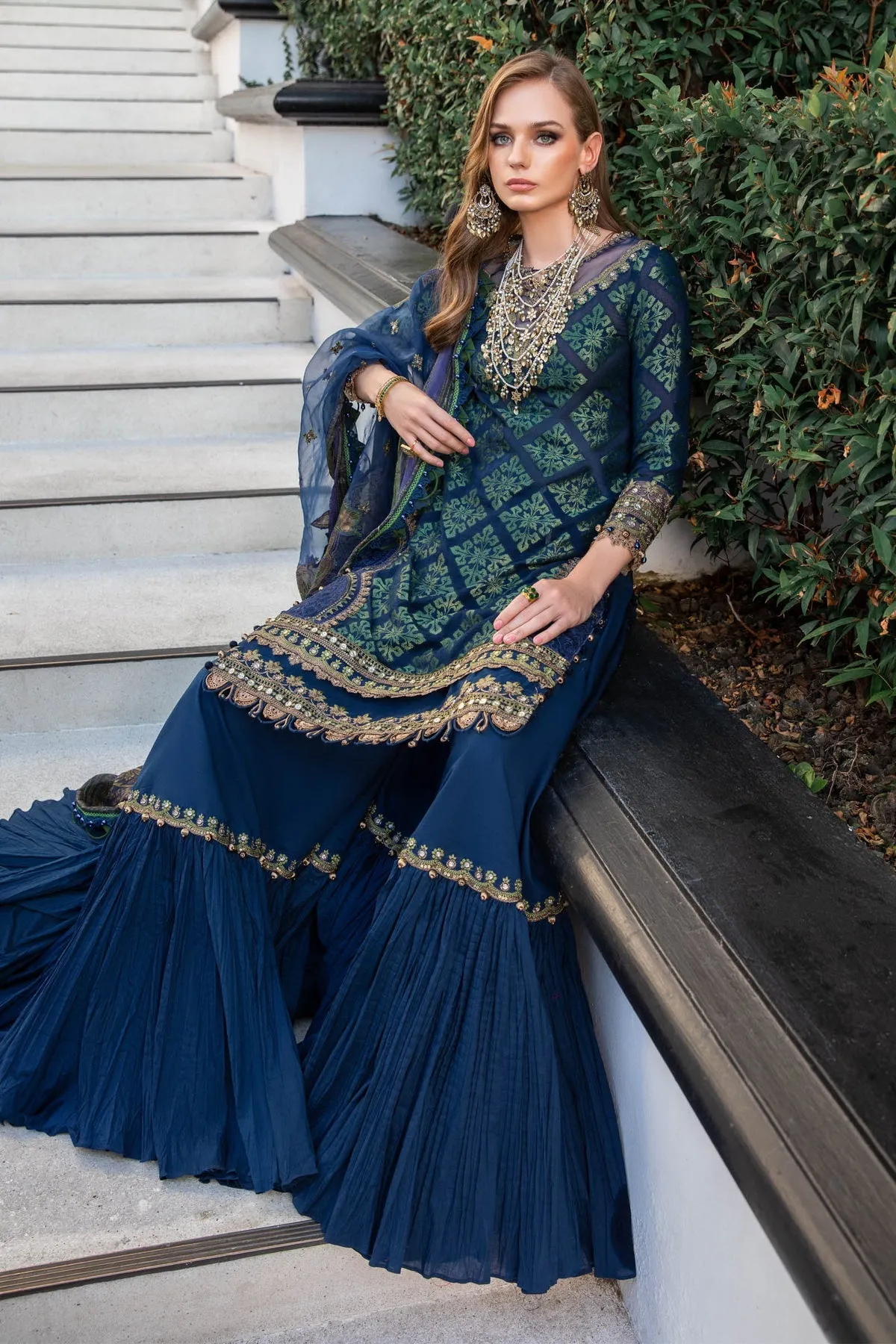 MARIA B | LUXURY LAWN 2023 | EL-23-08-Blue