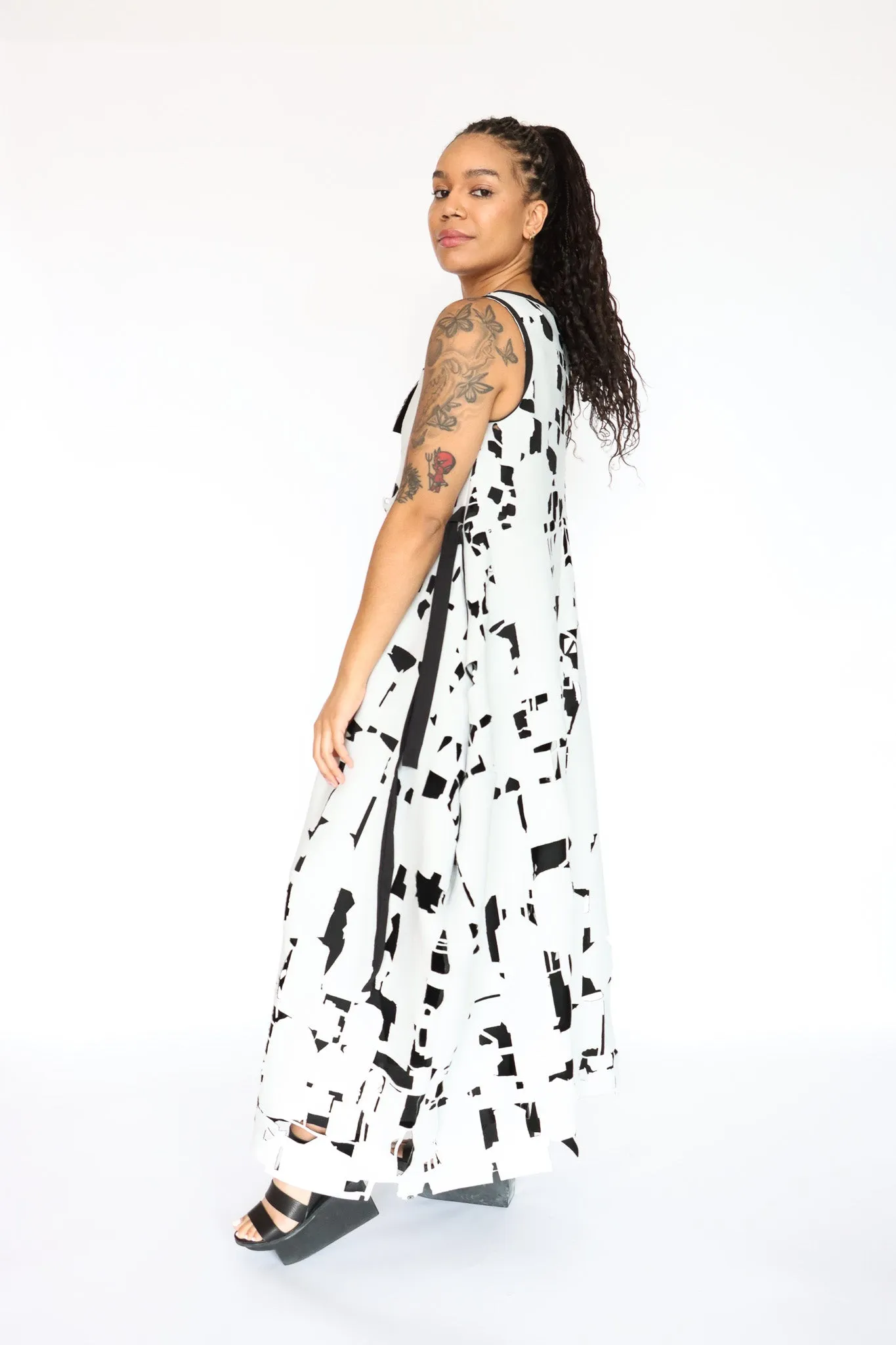 maria calderara Laser Cut Dress