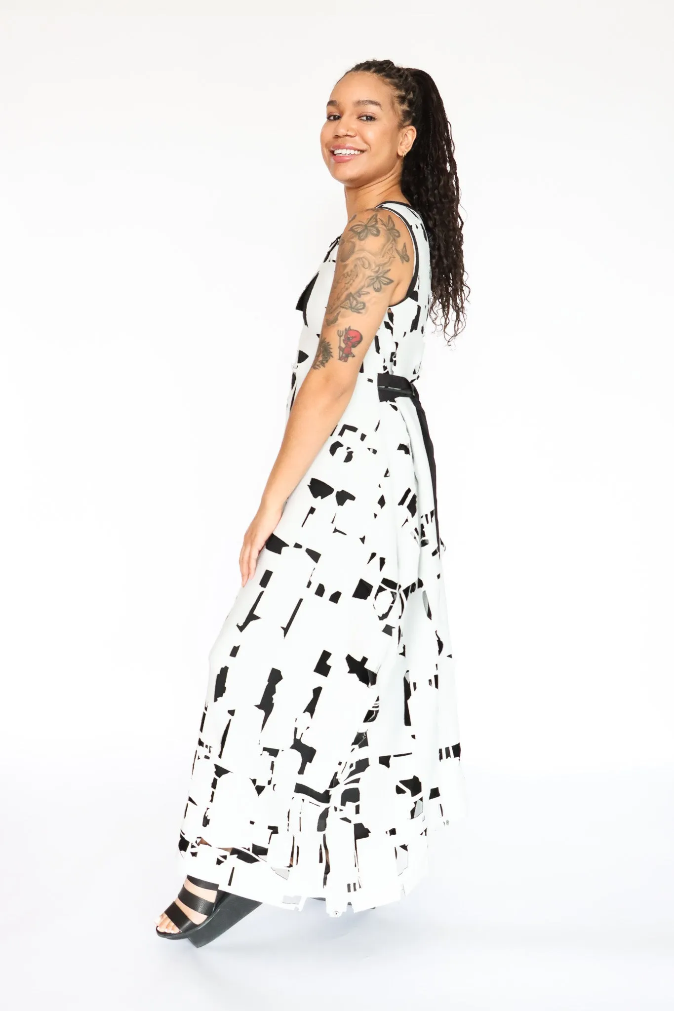 maria calderara Laser Cut Dress