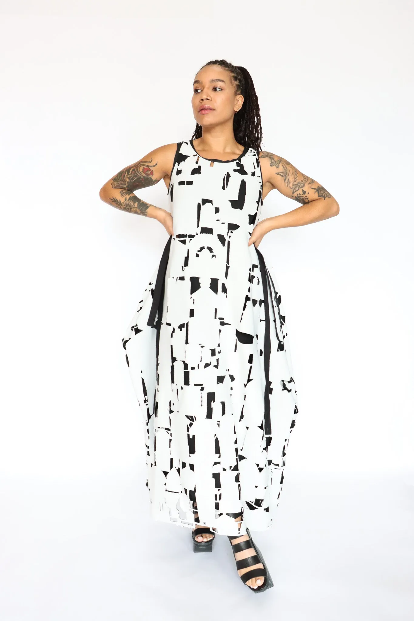 maria calderara Laser Cut Dress
