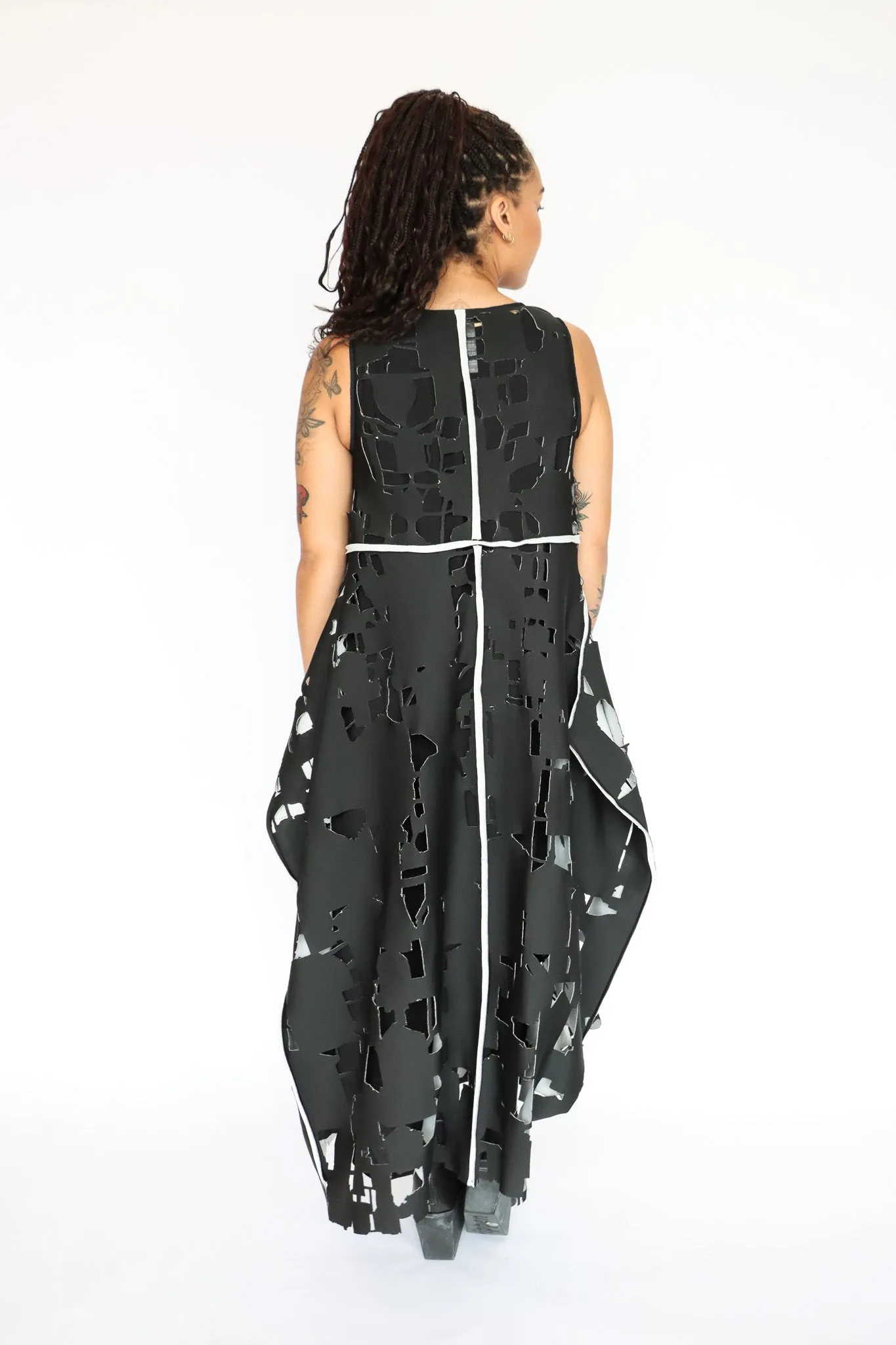 maria calderara Laser Cut Dress