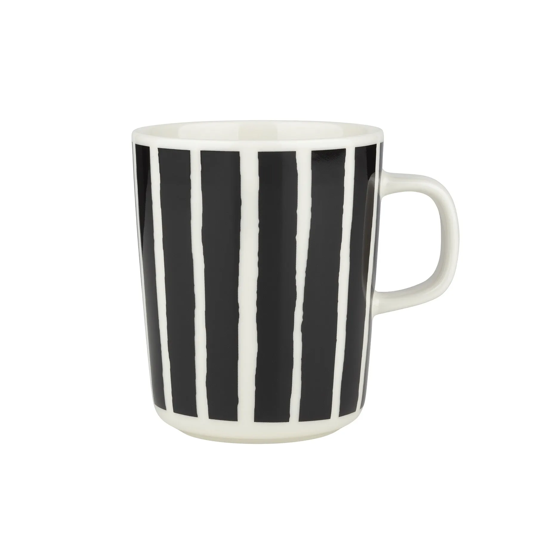 Marimekko Piccolo Mug Black & White Stripe