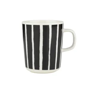 Marimekko Piccolo Mug Black & White Stripe
