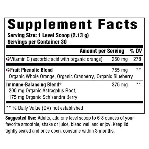 MegaFood Daily C-Protect Booster Powder - Polvo de refuerzo, hpco-bubt-bel01078, 1