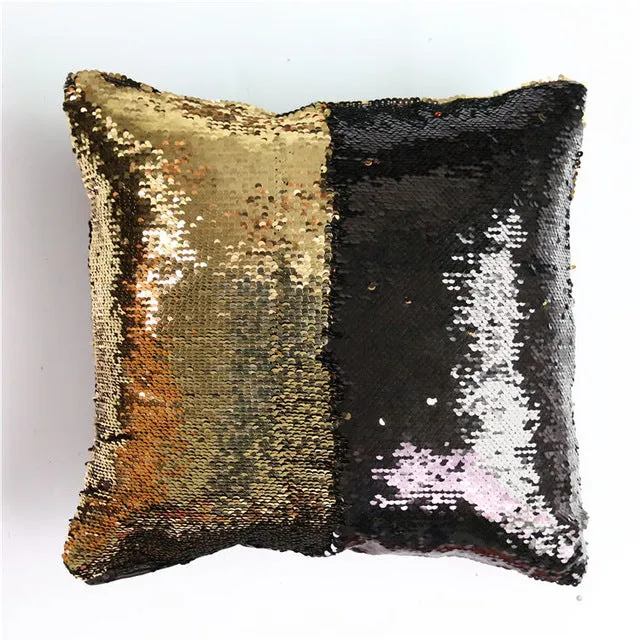 Mermaid Sequin Cushion Cover - 40cmX40cm -