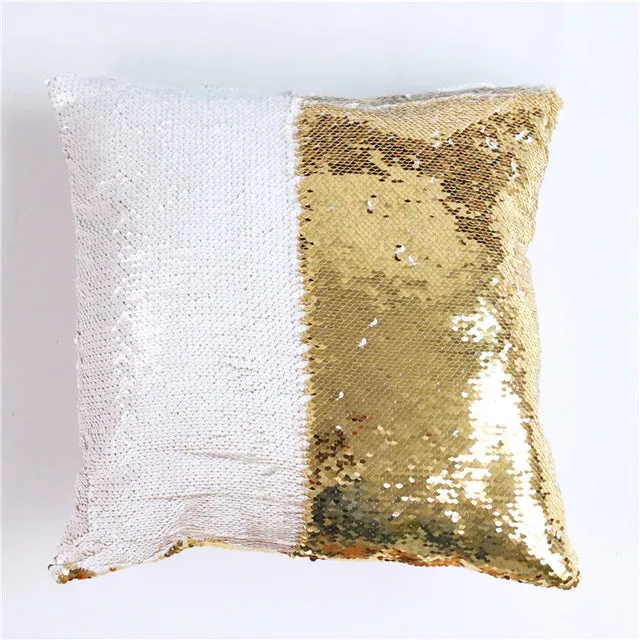 Mermaid Sequin Cushion Cover - 40cmX40cm -