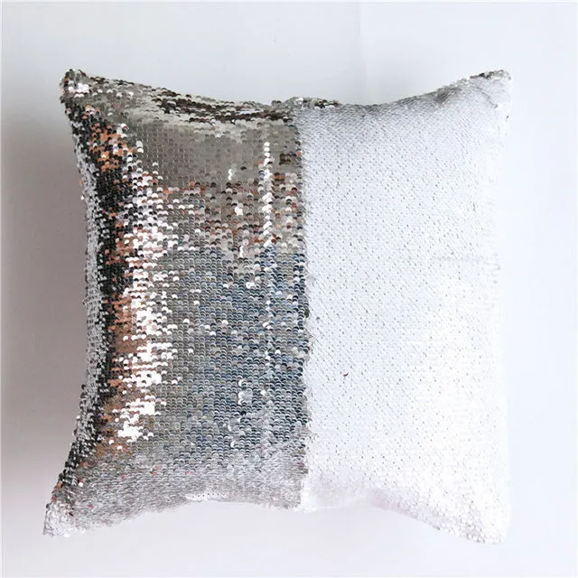 Mermaid Sequin Cushion Cover - 40cmX40cm -