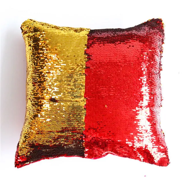 Mermaid Sequin Cushion Cover - 40cmX40cm -