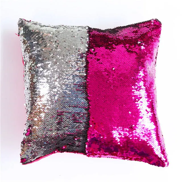 Mermaid Sequin Cushion Cover - 40cmX40cm -